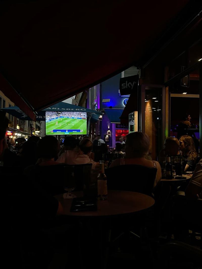 Public Viewing bei einem CliqOut Event